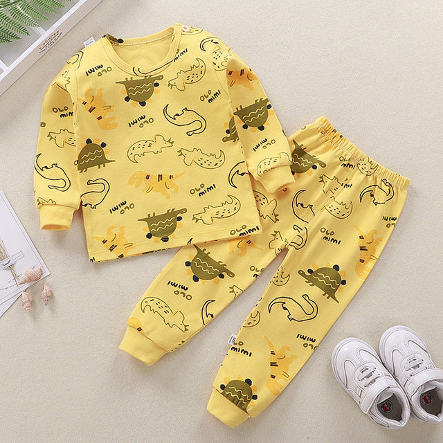 Autumn And Winter Pajamas, Baby Autumn Clothes, Long Trousers, Girls' Home Clothes