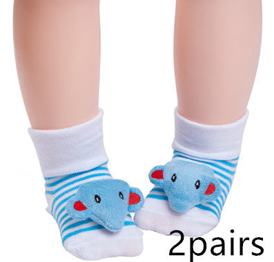 Cute Baby Animal Doll Three-dimensional Socks