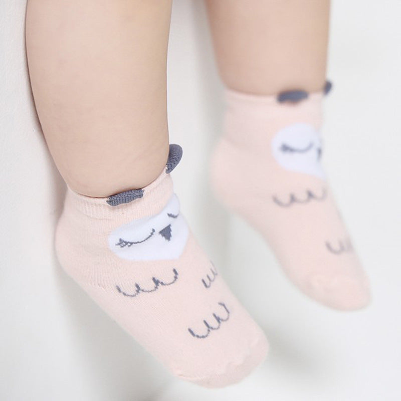 Spring And Autumn New Asymmetric Cartoon Cotton Children's Socks