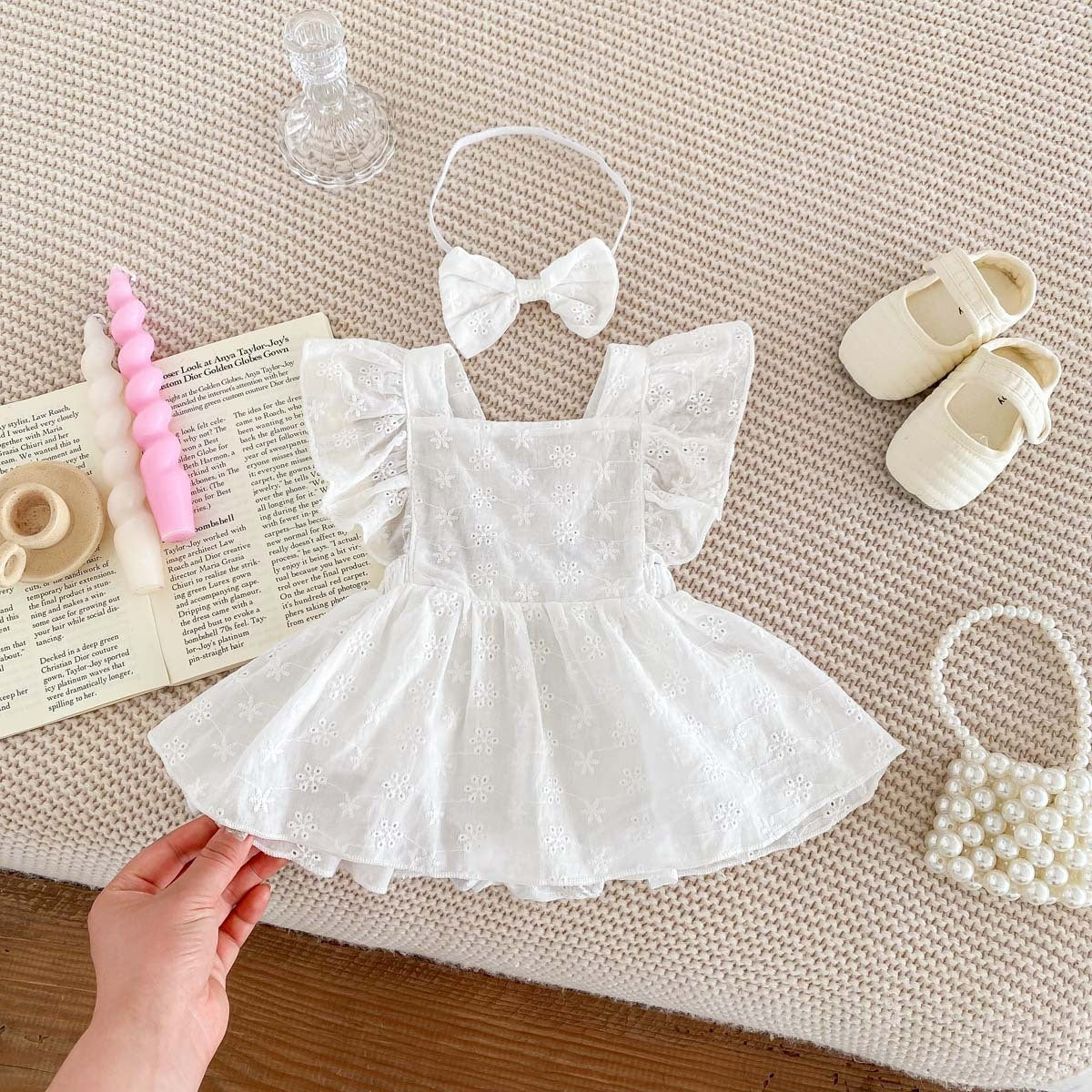 Baby Girl Flounced Sleeve Princess Dress