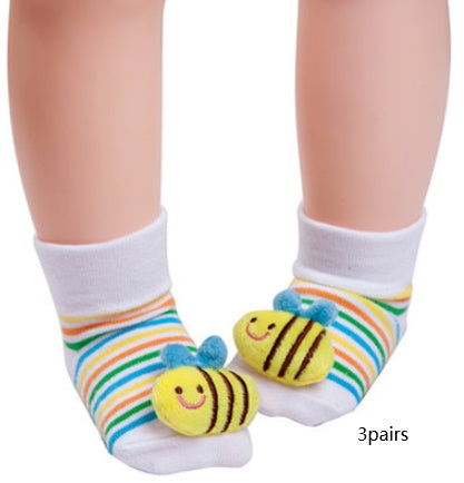 Cute Baby Animal Doll Three-dimensional Socks