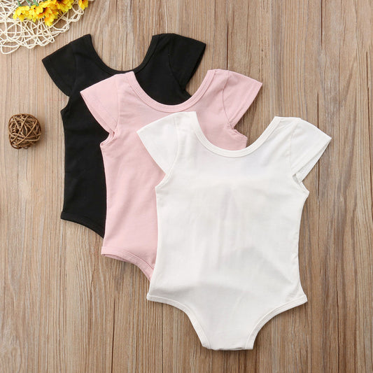 New Summer Back Bow Newborn Baby's Romper