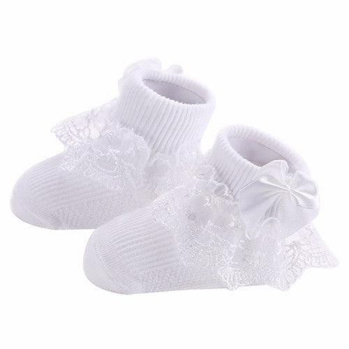 Bow Lace baby socks