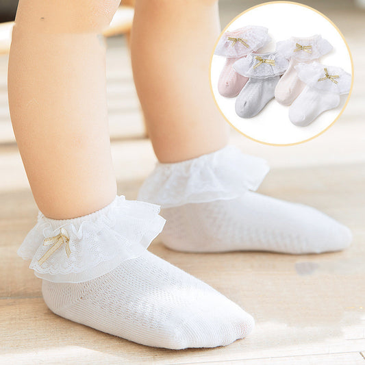 Children's Baby Girls Lace Socks