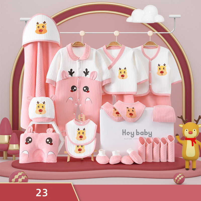 Cute Pure Cotton Baby Clothes Set