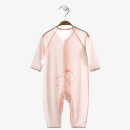 Baby bamboo fiber pajamas