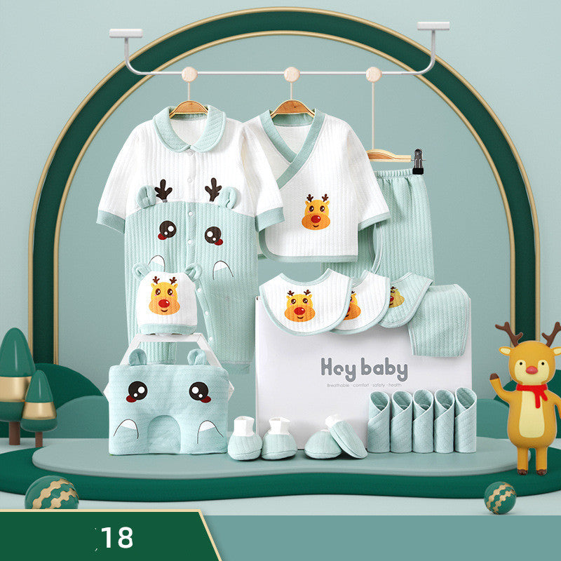 Cute Pure Cotton Baby Clothes Set