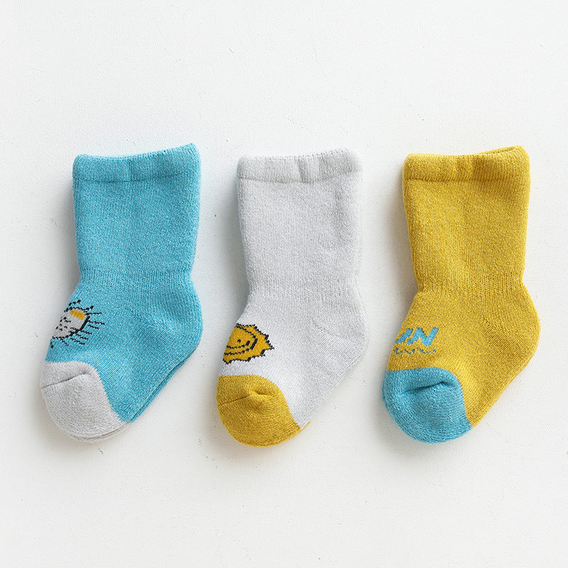 Medium Tube Combed Cotton Baby Socks