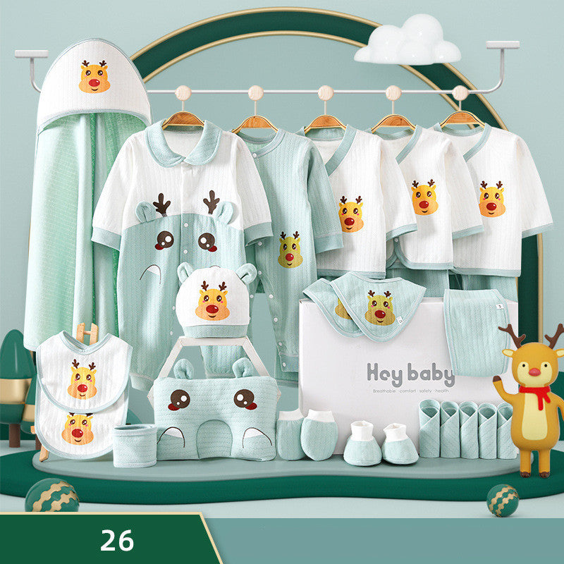 Cute Pure Cotton Baby Clothes Set