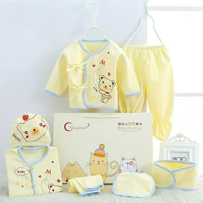 Pure Cotton Newborn Gift Box Set