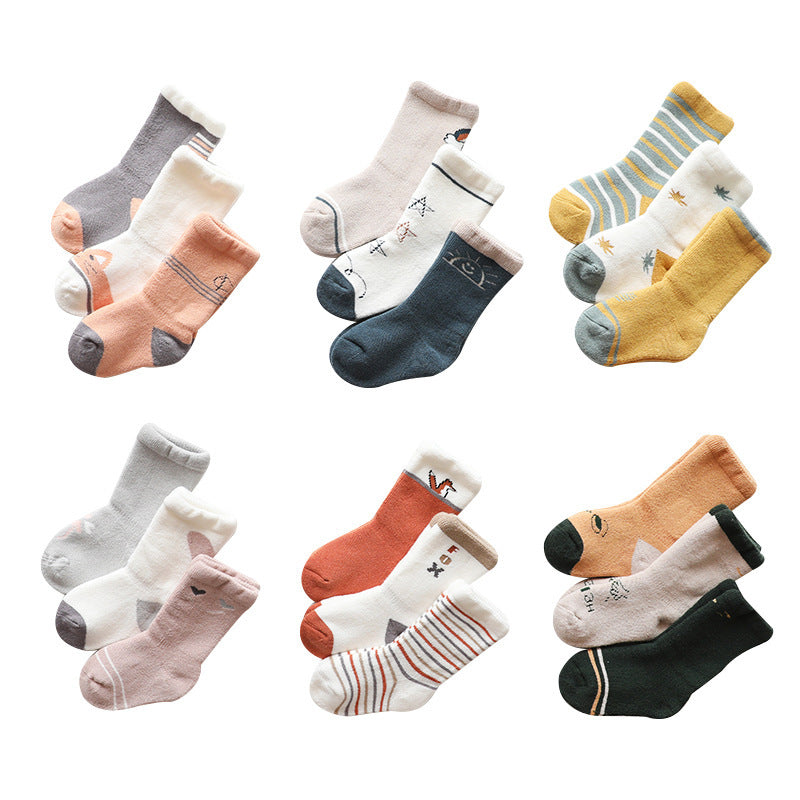 Terry Thickened Cotton Socks