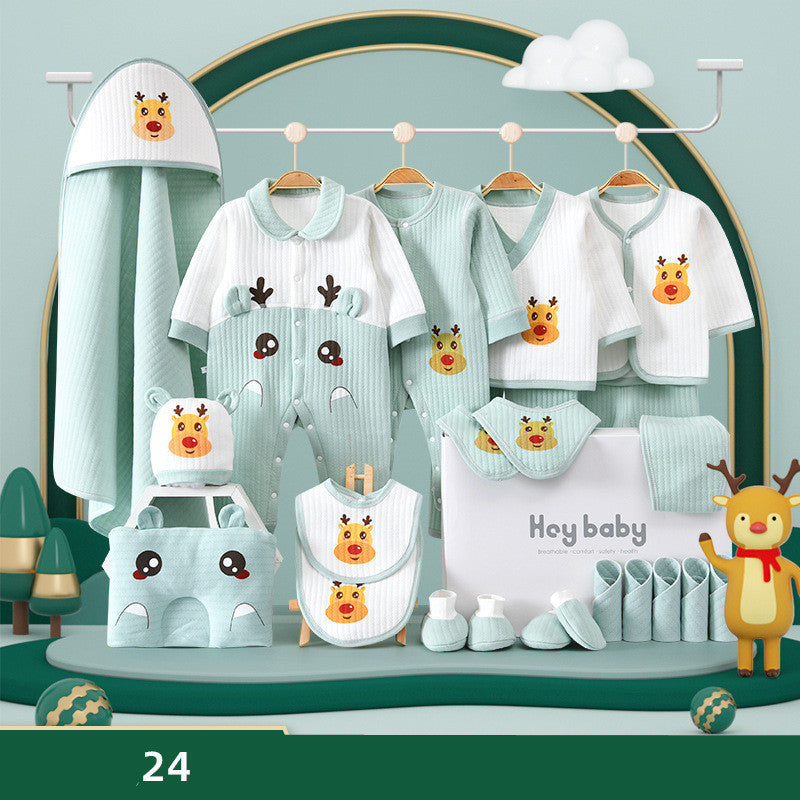 Cute Pure Cotton Baby Clothes Set