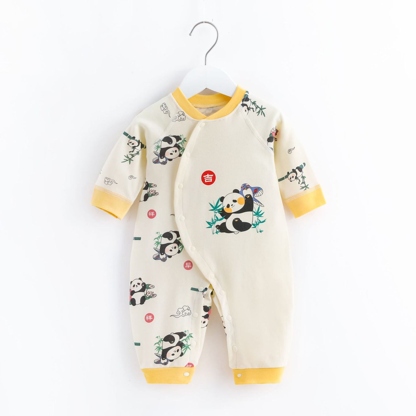 Cute Baby Printed Cotton Jumpsuit