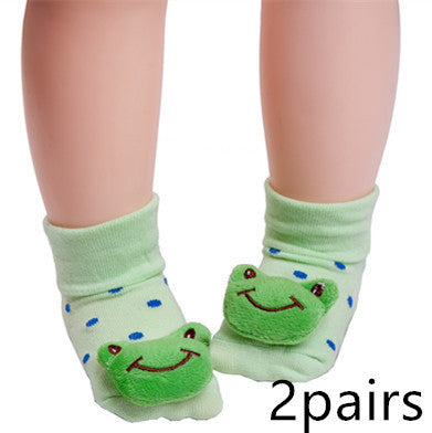 Cute Baby Animal Doll Three-dimensional Socks