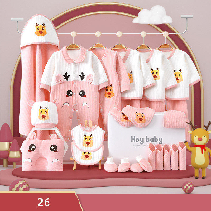 Cute Pure Cotton Baby Clothes Set