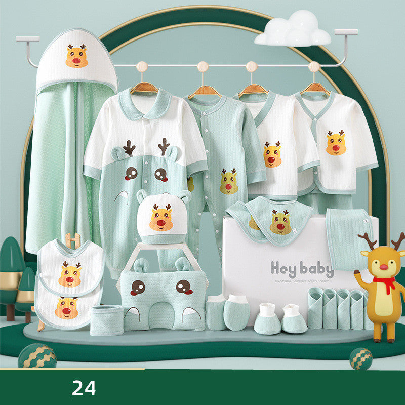 Cute Pure Cotton Baby Clothes Set