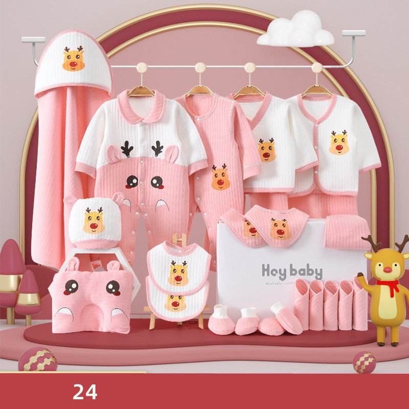 Cute Pure Cotton Baby Clothes Set