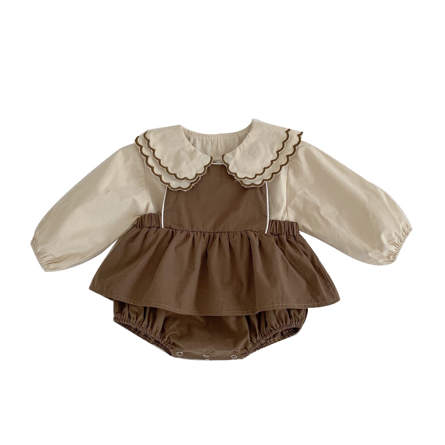 Baby Sleeveless Suspender Romper Shirt