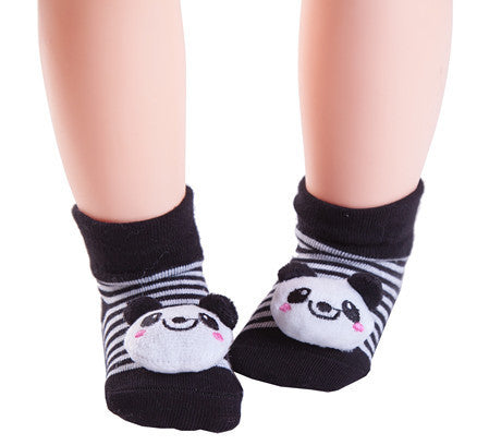 Cute Baby Animal Doll Three-dimensional Socks