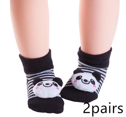 Cute Baby Animal Doll Three-dimensional Socks