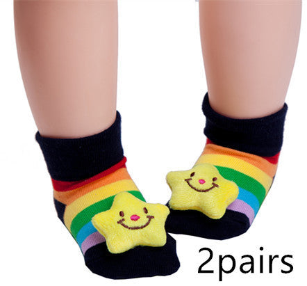 Cute Baby Animal Doll Three-dimensional Socks