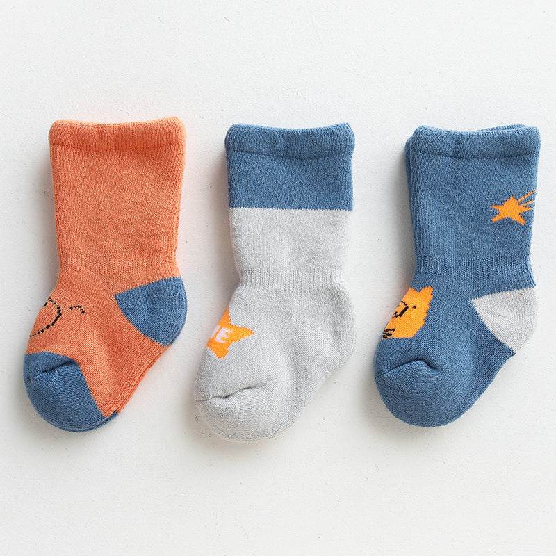 Medium Tube Combed Cotton Baby Socks