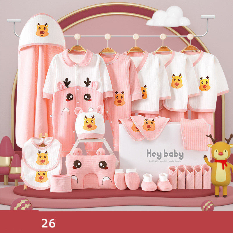 Cute Pure Cotton Baby Clothes Set