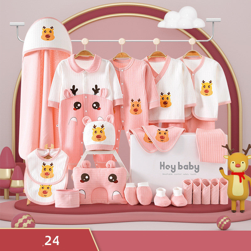 Cute Pure Cotton Baby Clothes Set