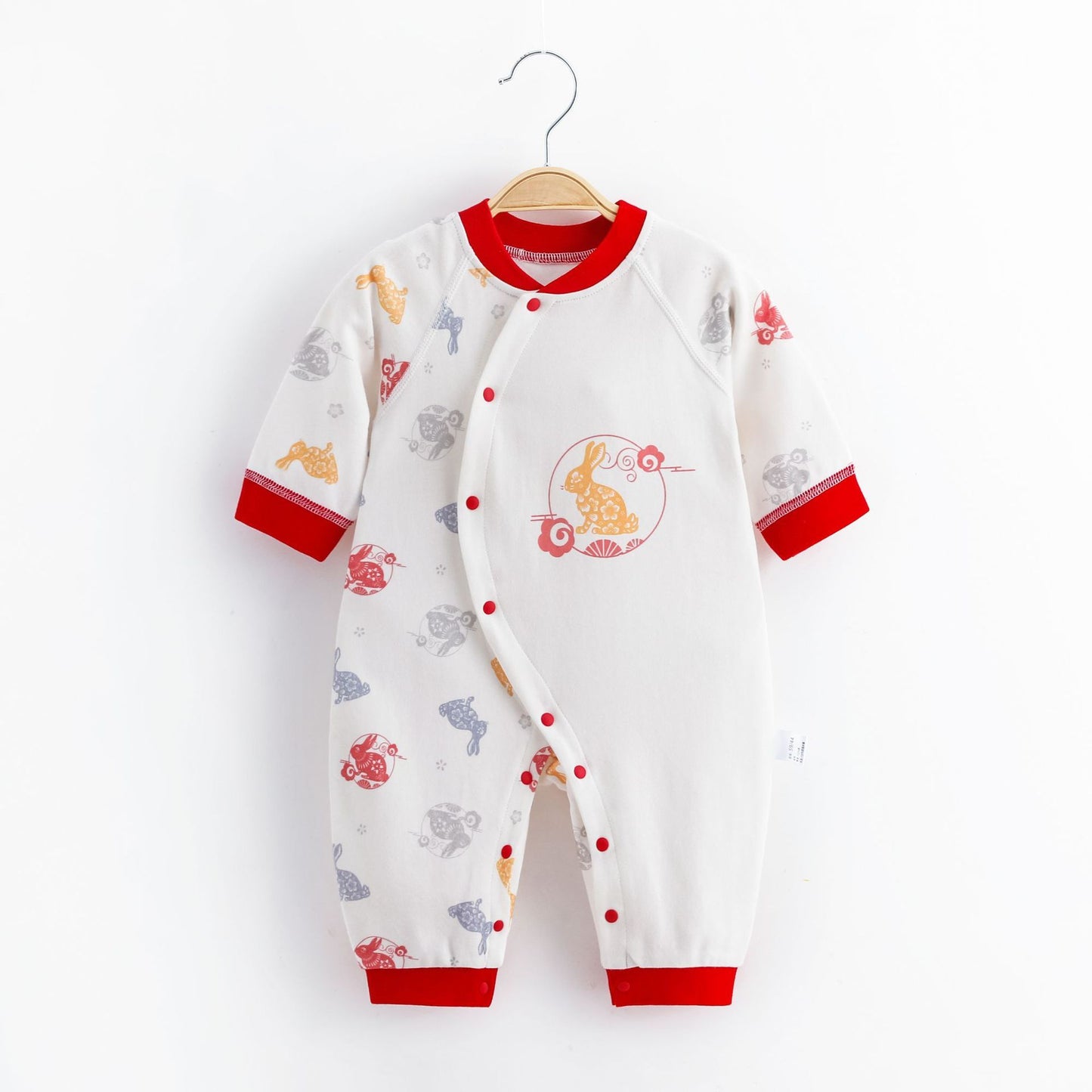 Cute Baby Printed Cotton Jumpsuit