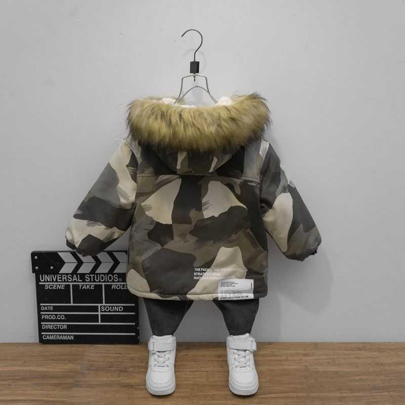 Lucas Winter Camouflage Padded baby Jacket