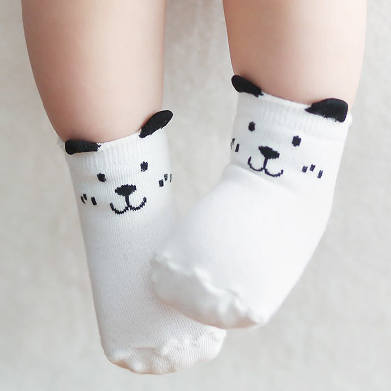 Spring And Autumn New Asymmetric Cartoon Cotton Children's Socks