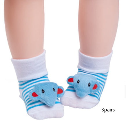 Cute Baby Animal Doll Three-dimensional Socks