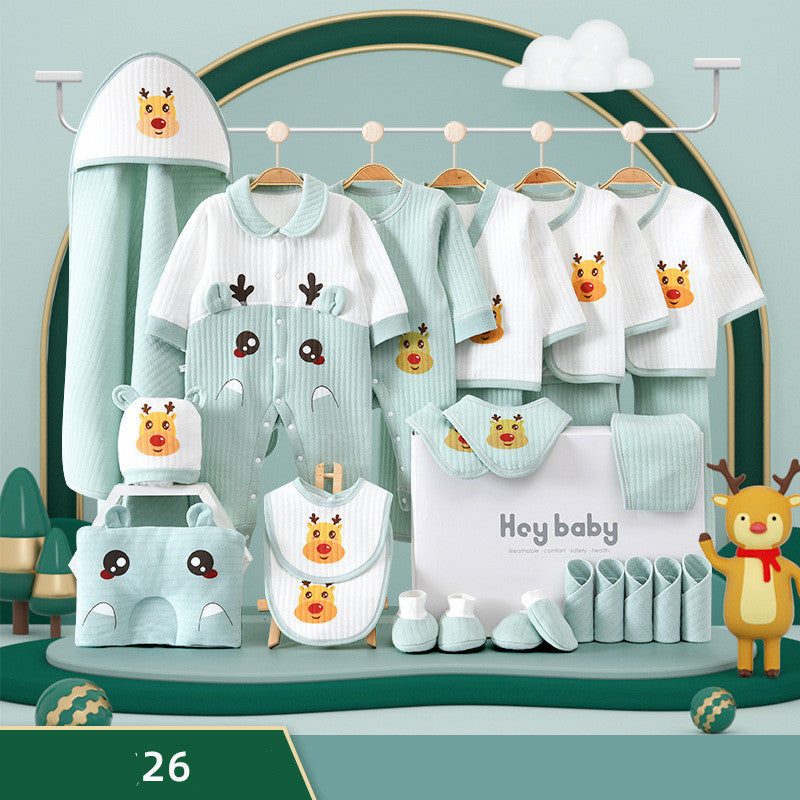 Cute Pure Cotton Baby Clothes Set