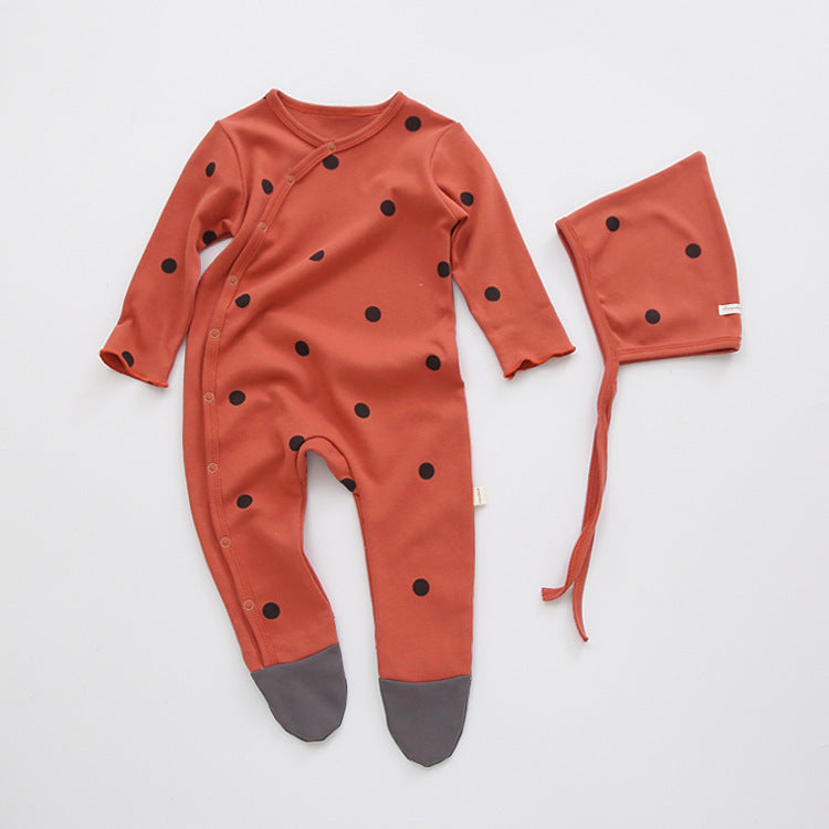 Spring And Autumn New Baby Cotton Footwear Pajamas