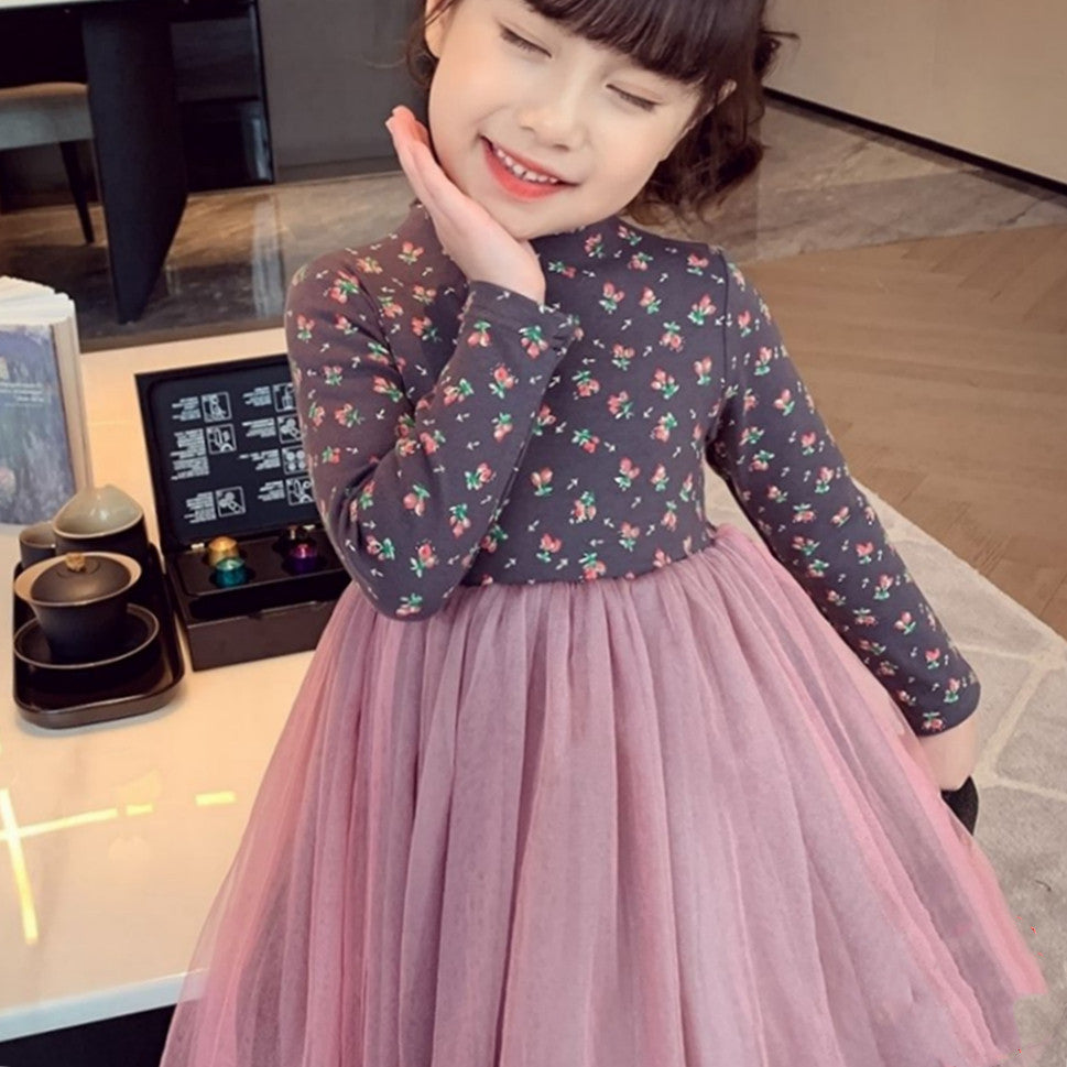 Net Yarn Princess Dress Children Korean Skirt